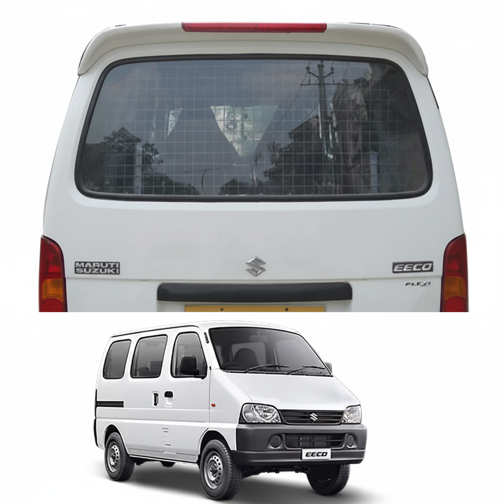 Maruti Suzuki Eeco Car Spoiler with LED in Solid White