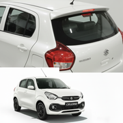 Maruti Celerio Car Spoiler with Brake Light in Arctic White