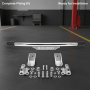 Stainless steel oval crash guard and fitting kit for Mahindra Bolero 2020-2024