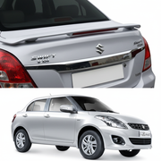 Maruti Suzuki Swift Dzire 2012-2015 Car Spoiler in Silky Silver