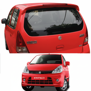 Maruti Suzuki Zen Estilo Car Spoiler in Bright Red