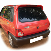 Maruti 800 Car Spoiler in Bright Red