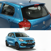 Auto Pearl FRP/ABS Drill Free Roof Spoiler Compatible with Celerio | Car Spoiler with Brake Light Reflector