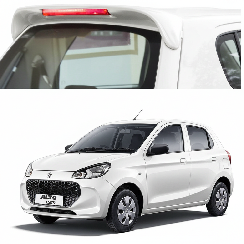 Maruti Suzuki Alto K10 2022 Roof Spoiler | Auto Pearl FRP/ABS Drill ...
