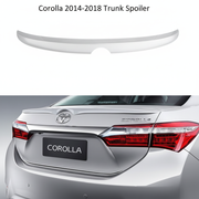 Toyota Corolla Altis 2014-2018 Trunk Spoiler in White Pearl Crystal Shine