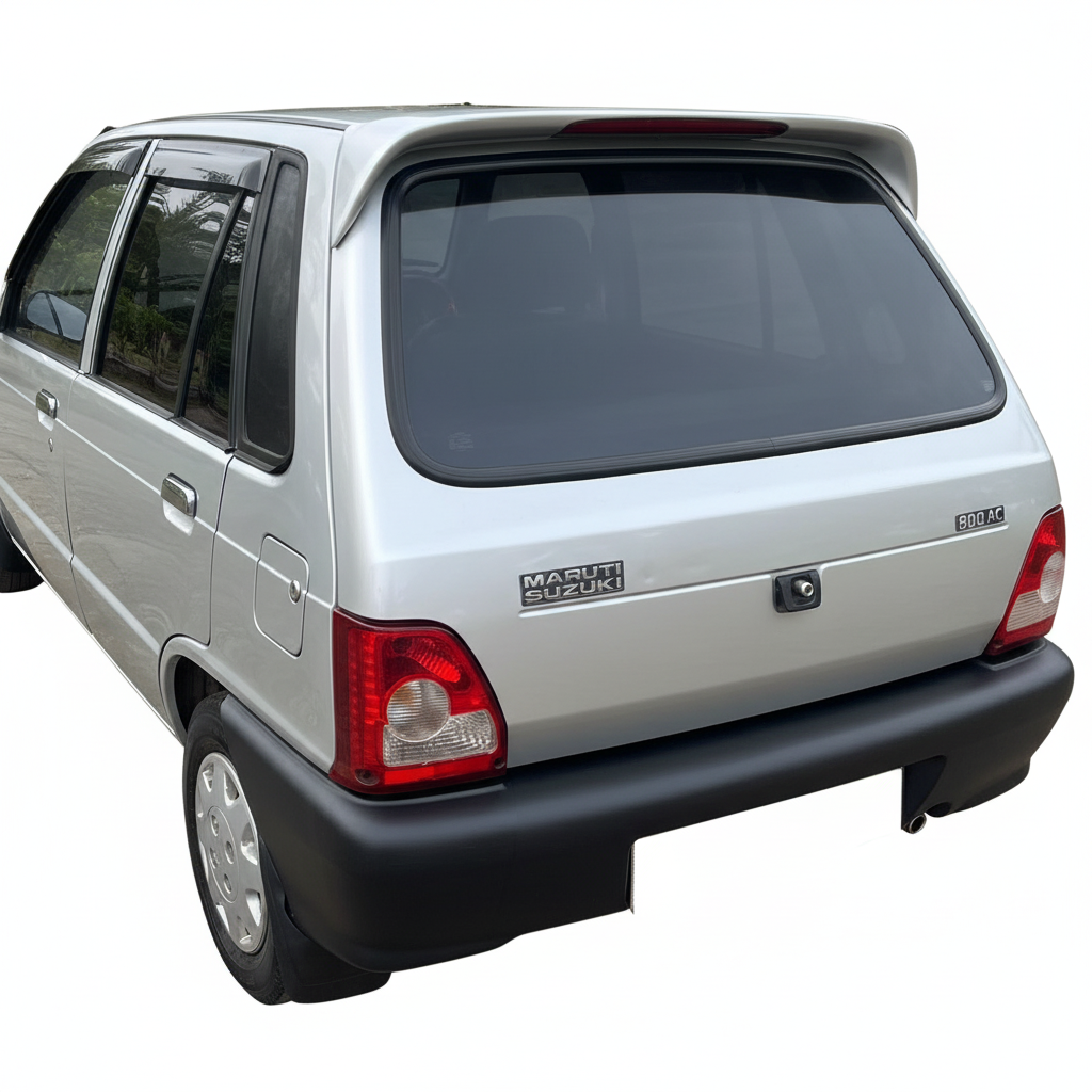Maruti 800 Car Spoiler in Blue Blaze