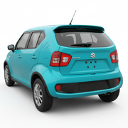 Maruti Suzuki Ignis Car Spoiler in Turquoise Blue