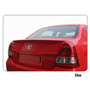 Toyota Etios Trunk Spoiler in Vermilion Red