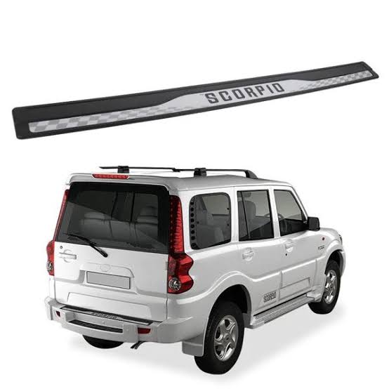 Auto Pearl Rear Bumper Step Trim (Premium) Compatible with Mahindra Scorpio 2017-2026