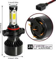 AUTO PEARL PSX24W 4-Side  LED Bulb for Car 80W-12V 4300K wide Beam Ultra Bright White G08 Headlight Car LED (Pack of 2)