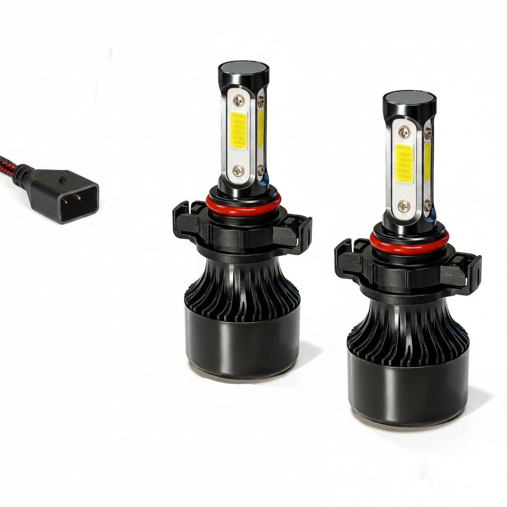 AUTO PEARL PSX24W 4-Side  LED Bulb for Car 80W-12V 4300K wide Beam Ultra Bright White G08 Headlight Car LED (Pack of 2)