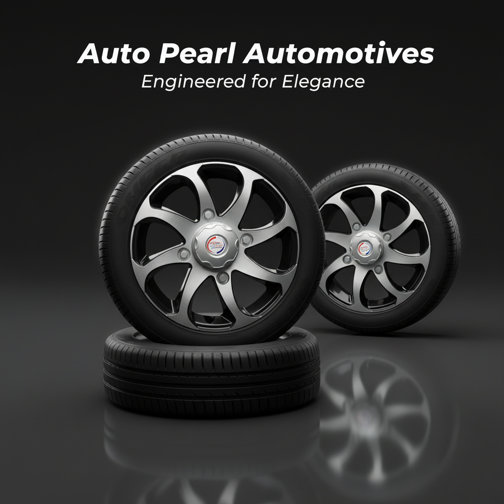 Auto Pearl Swirl Series Wheel Cover Hub Caps - Silver Black | 15 Inch | Set of 4 | Press Fit