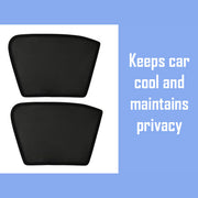 Z-Black Window Plug-in Half Sun Shades Car Curtain for Maruti