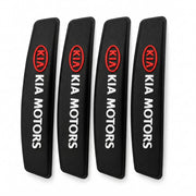 Car Door Edge Guard for KIA Models, Anti Scratch Door Protector, Soft Rubber & Silicone Shock Absorber | Prevents Dents & Paint Damage | Universal Fit Car Door Protection Strip (Black, Set of 4)