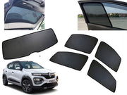 Z-Black Car Window Plug-in Half Sun Shades & Rear Dicky Curtain (Combo) for Renault