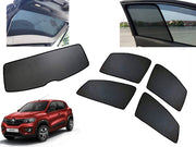 Z-Black Car Window Plug-in Half Sun Shades & Rear Dicky Curtain (Combo) for Renault