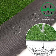 Waterproof Artificial Grass Mat for Balcony | Green Grass Carpet for Balcony | All-Weather Home and Office
