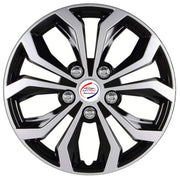 Press Type Hubcap Pearl Wheel Cover Replacements for OEM Steel Wheels Polypropylene Material with Retention Ring | Set of 4 Pcs