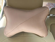 Beige Fabric Car Pillow Cushion for Universal For Car (Square)