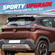 Auto Pearl ABS Rear Wing Car Spoilers Rear Wing Roof Trunk Lid Auto Racing Car Spoiler for Areodynamic and Sporty Appearance Lip Protector (Hatchback/ SUV Spoiler (AH1))