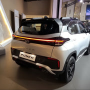 Auto Pearl HBX/ABS Drill Free Roof Spoiler Compatible with Tata Punch 2026  in Piano Black Finish