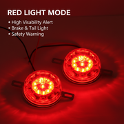 Auto Pearl Motorcycle RGB Star Light Flash Chassis Strobe Light Underglow Ambient RGB Dash Light 12V-30W Motorbike LED compatible with All Bike (Pack of 2)