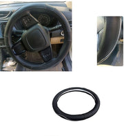 Ring Type Car Steering Wheel Cover Small (Ultimate Chrome Black) for Cars