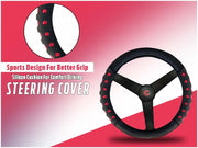 Ring Type Car Steering Wheel Cover Small (Ultimate Chrome Black) for Cars