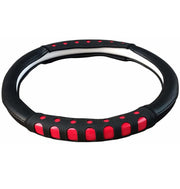 Ring Type Car Steering Wheel Cover Small (Ultimate Chrome Black) for Cars