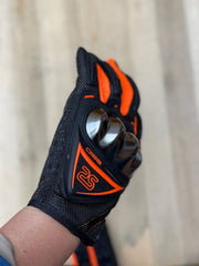 Bike Riding Gloves with Touch Screen Sensitivity Riding Gloves Riding Gloves Riding Gloves  (Black & Orange)