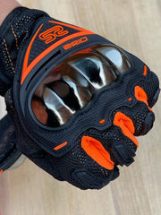 Bike Riding Gloves with Touch Screen Sensitivity Riding Gloves Riding Gloves Riding Gloves  (Black & Orange)