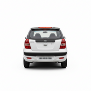 Auto Pearl Roof Wing Rear Spoiler Compatible with Santro Xing |Car Spoiler with Brake Light | Color - White