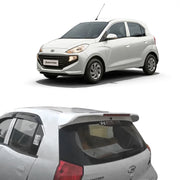 Auto Pearl FRP/ABS Drill Free Roof Spoiler Compatible with Hyundai Santro 2018 | Car Spoiler with Brake Light Reflector