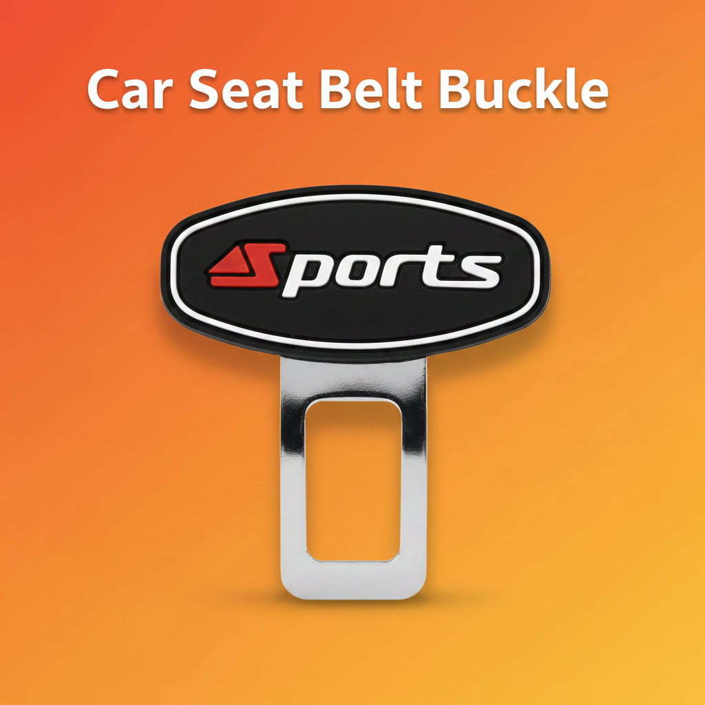 Seat Belt Buckle - Orange