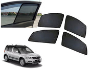 Z-Black Window Plug-in Half Sun Shades Car Curtain for Skoda