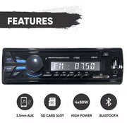 2 Way 50 Watts Speaker and Combo Car Stereo MP3 Player, Coaxial Car Audio Speakers Car Stereo  (Single Din)