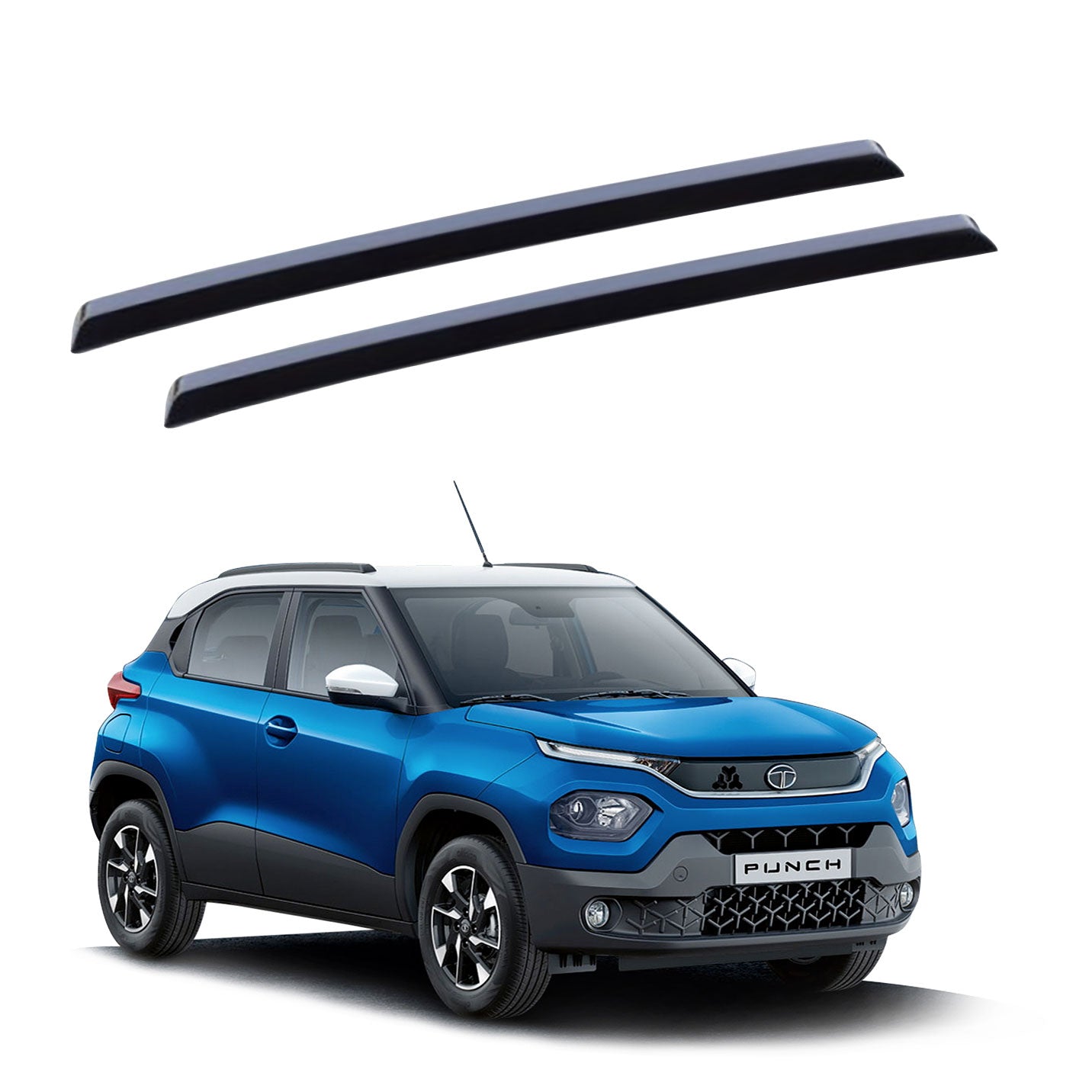 O.E. Type Roof Rail for Punch 2021 (Set of 2)|Black
