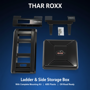 Premium Thar Roxx - Defender Style Dummy Ladder & Side Dummy Box With Mounting Kit