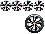 Press Type Hubcap Swift5 Wheel Cover Replacements for OEM Steel Wheels Polypropylene Material with Retention Ring | Set of 4 Pcs