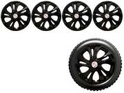 Press Type Hubcap Swift5 Wheel Cover Replacements for OEM Steel Wheels Polypropylene Material with Retention Ring | Set of 4 Pcs