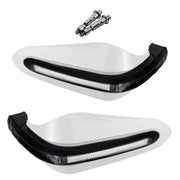 LED Motorcycle Hand Grips Guards, Motorcycle Handguards with Led Light Windproof Handle Protector ( Pack of 2)